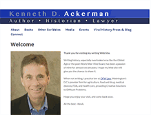 Tablet Screenshot of kennethackerman.com